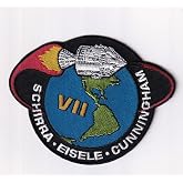 Apollo 7 Patch &ndash; 4 Inch, Hook and Loop, NASA Space Program Heritage Patch &ndash; Veteran Owned