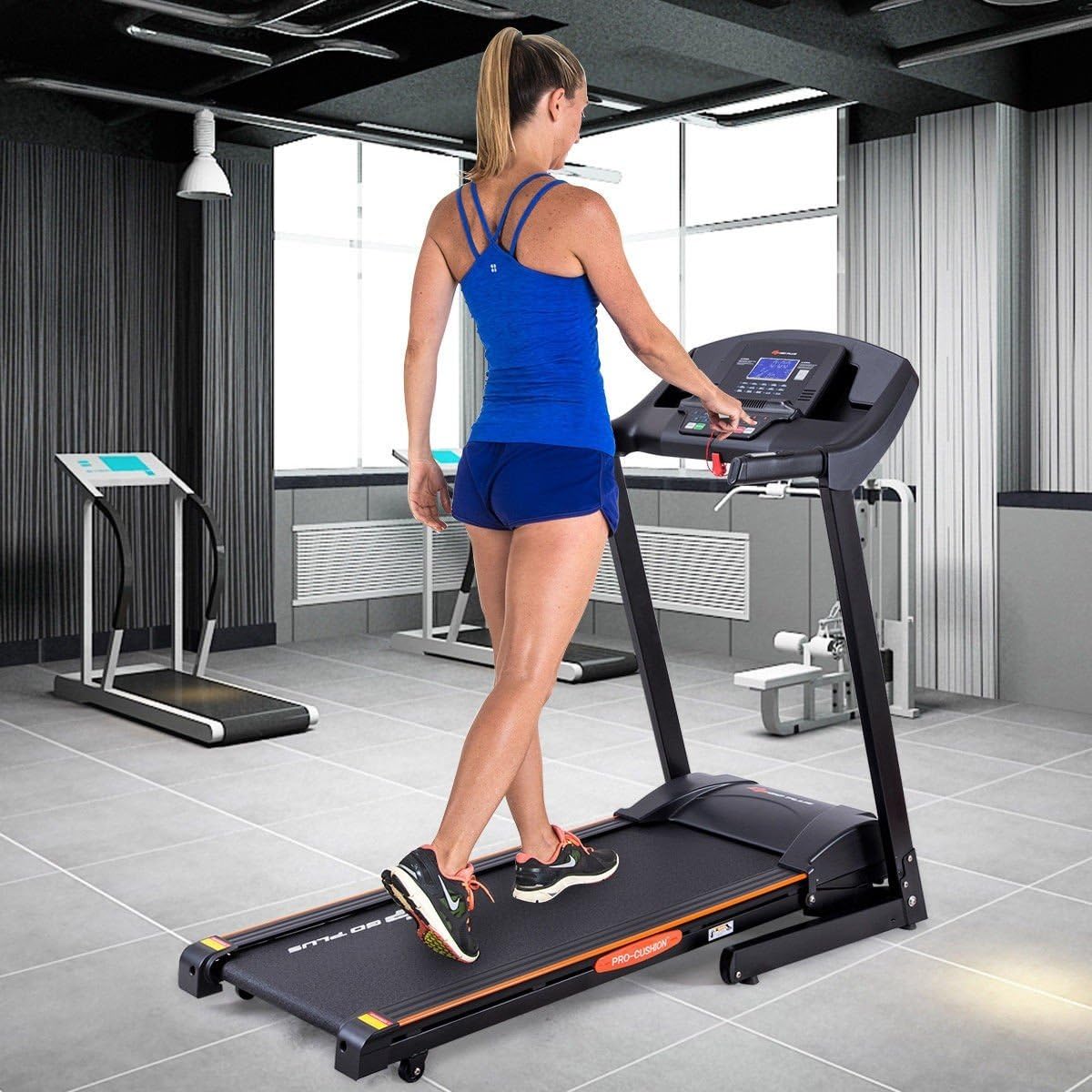 Mandycng Heavy Duty Treadmill 2.5 HP Electric Motorized Super Power Folding Home Gym Office Workout