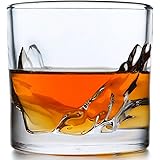 LIITON Grand Canyon Whiskey Glass Set of 4: Heavy Whisky Tumbler Best as Old Fashioned Glasses