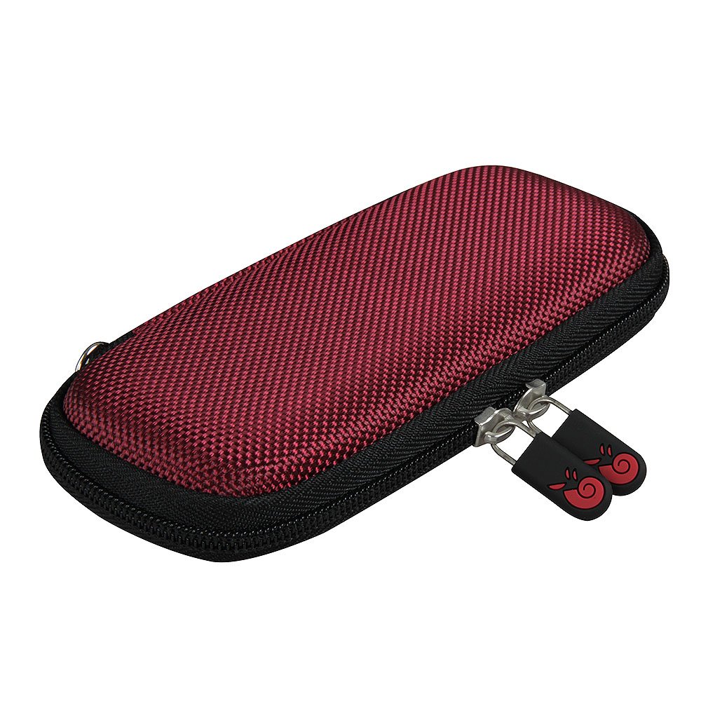 Hard EVA Travel Burgundy Case for Surface CZV-00012 Bluetooth Slim Light Arc Mouse by Hermitshell