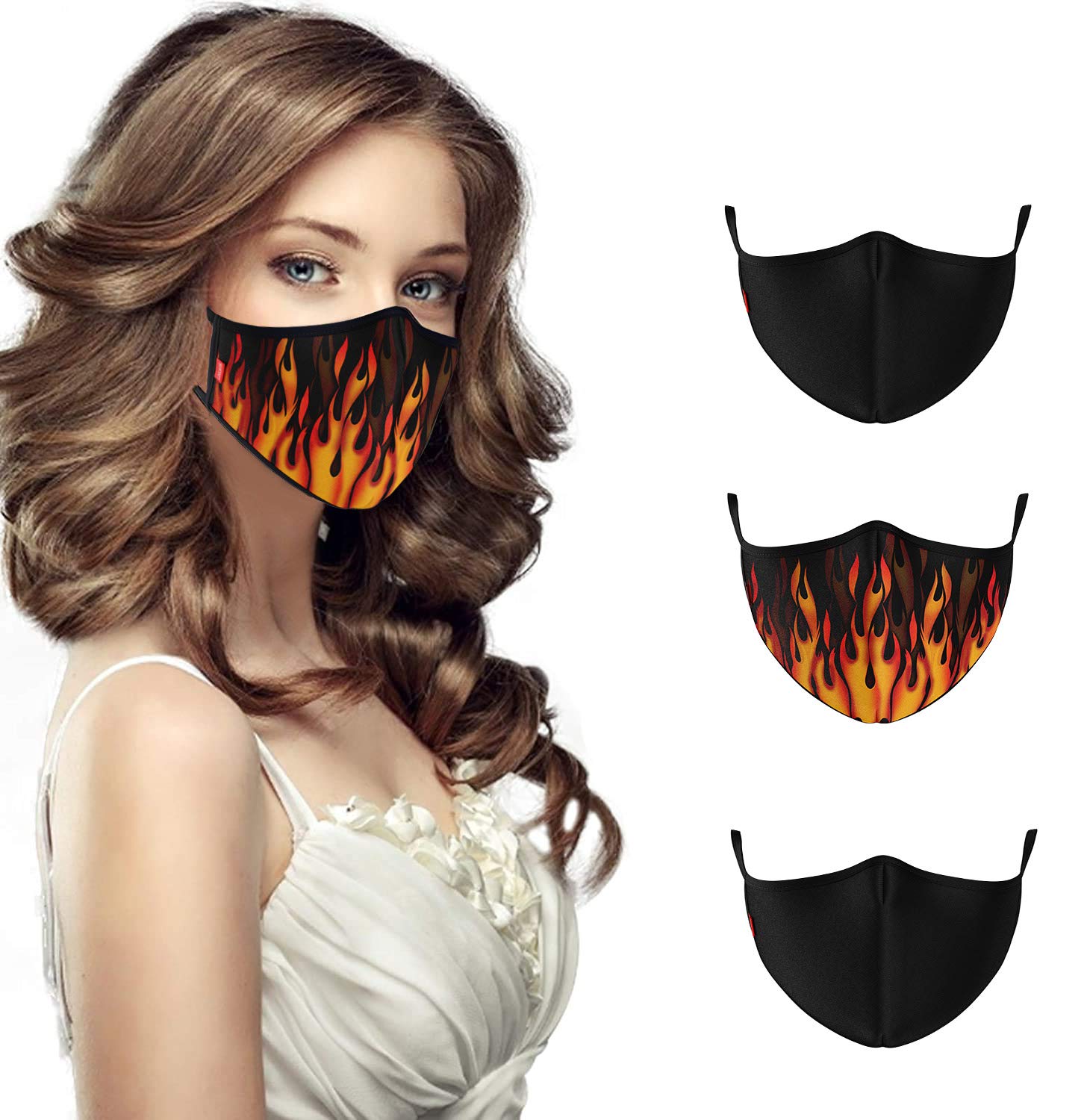 COOL Mask Unisex 3 Layer Reusable Washable Face Mask ( Pack of 3 )