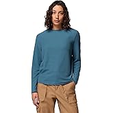 Columbia Womens Brea Falls Grid Crew Long Sleeve