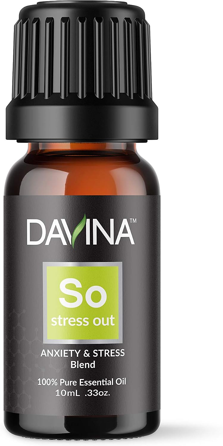 Amazon Com Stress Out Peace Calming Anxiety Essential Oil Blend 10ml Therapeutic Grade By Davina Health Personal Care