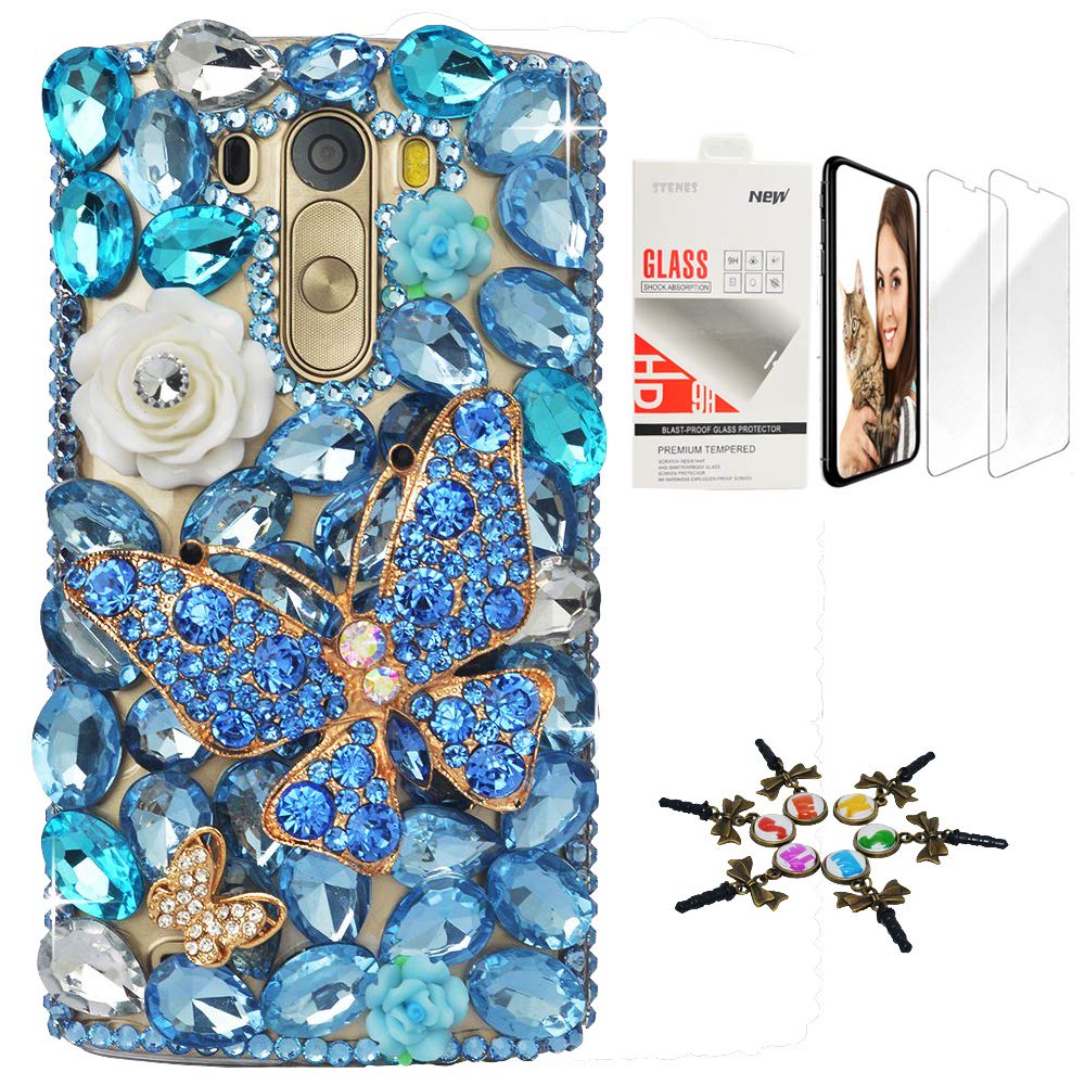 Best Lg Tribute 2 Case With Blue Roses