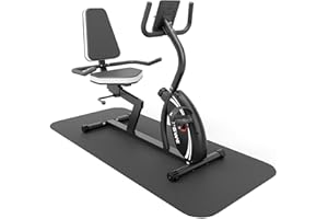 VANSWE Exercise Equipment Mat and Floor Protector for Treadmills, Exercise Bikes Home Gym Equipment 72”(L) × 31.5”(W) × 6mm Thick