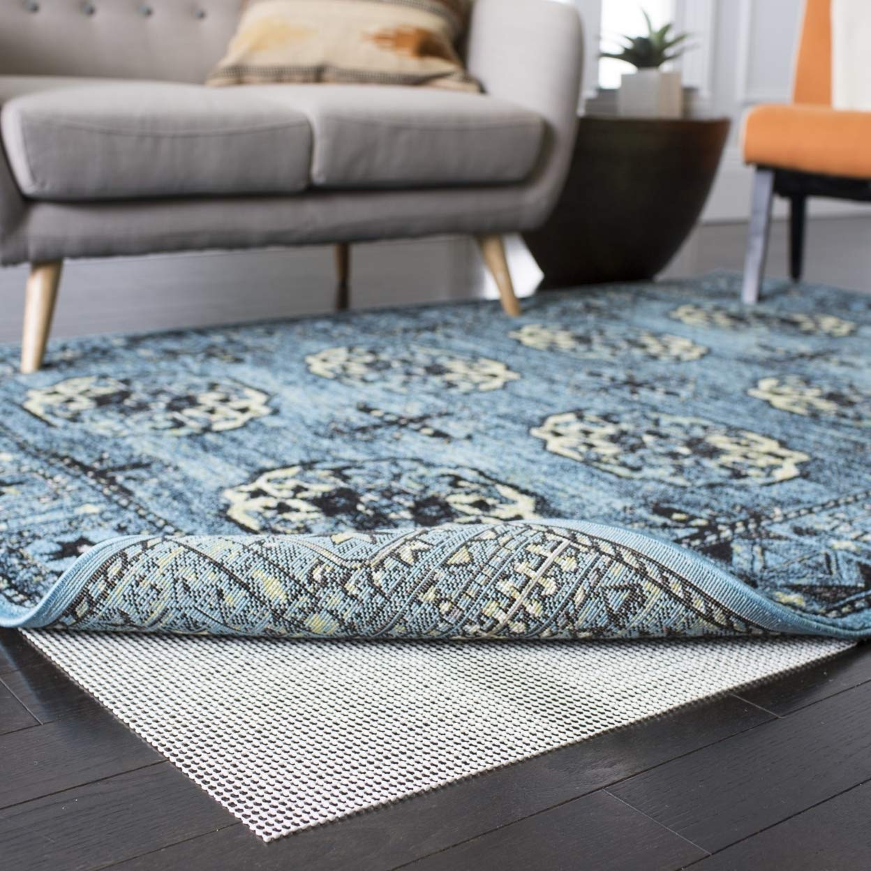 Safavieh Collection PAD110 Cream Area (2&amp;#39; x 10&amp;#39;) Rug Pad,