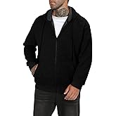 Men's Casual Waffle Knit Hooded Solid Winter Sweatshirt with Pockets Long Sleeve Fashion Basic Hoodies