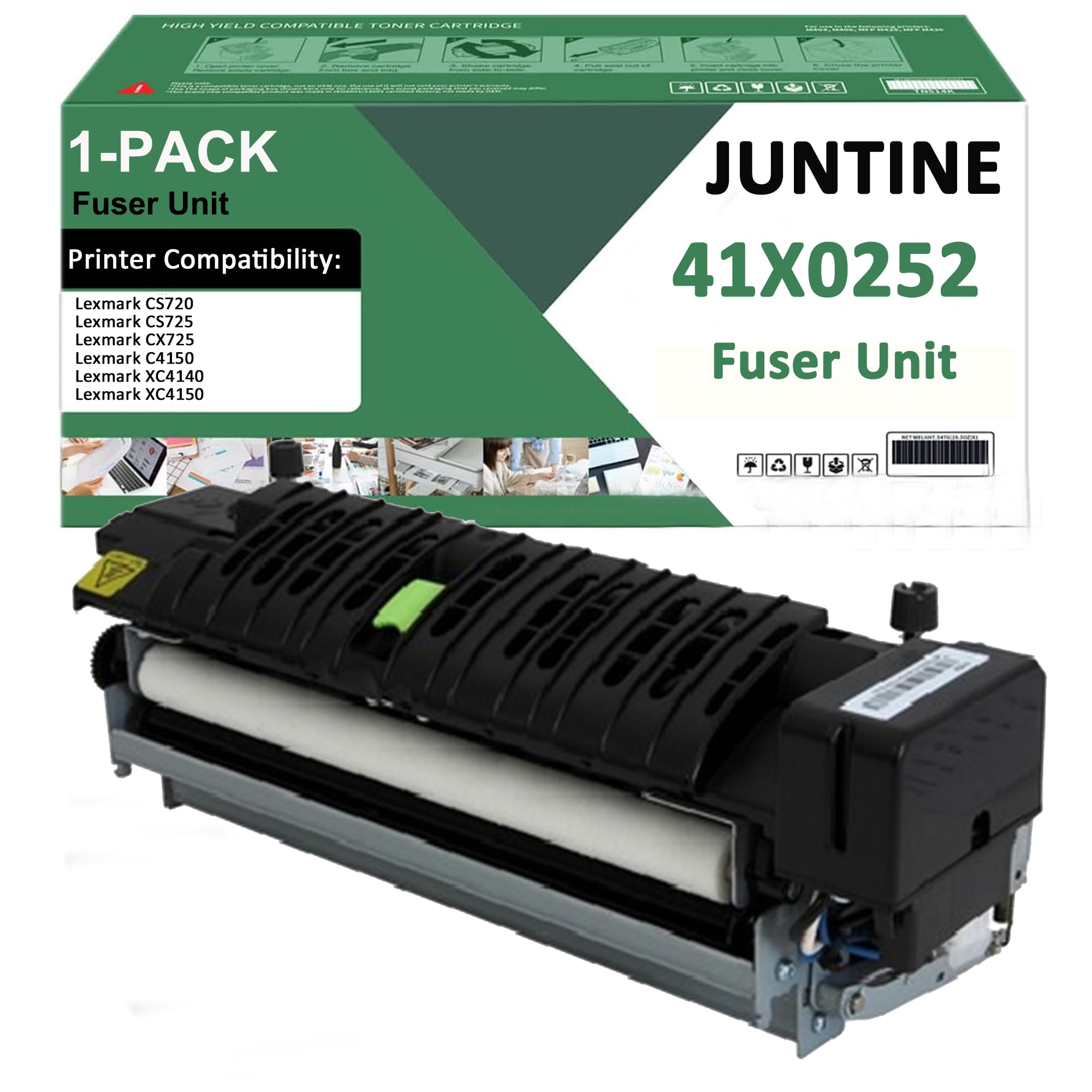Photo 1 of JUNTINE 41X0252 Fuser Unit Compatible with Lexmark CS720 CS725 CX725 C4150 XC4140 XC4150 Fuser (110-120V) High Page Yield-180K, Replaceable Printer Parts(1-Pack)