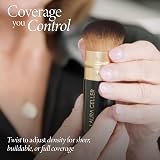 Laura Geller Full Face Powder Brush with Wooden Handle Midnight Black view 5