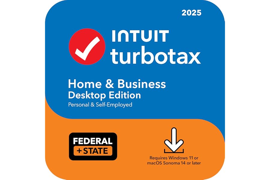Gift Idea: TurboTax Home & Business Desktop Edition 2025