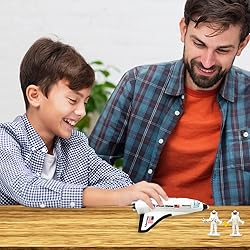 ArtCreativity Space Shuttle Toy Set with 2