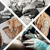 Rayyl Tattoo Practice Skin Kit 8 Fake Skins 15 A4 Transfer Papers Training view 7