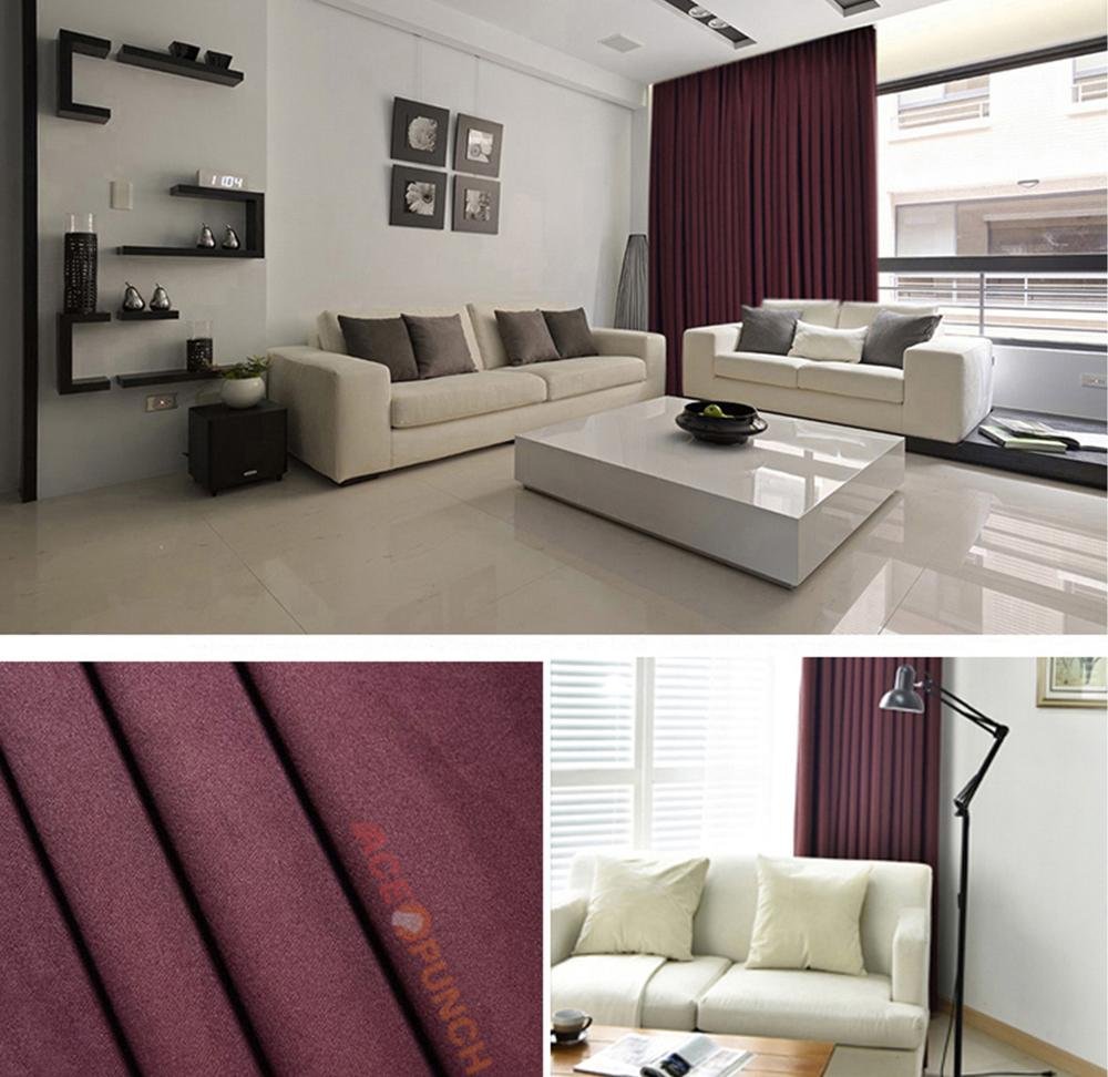 Acepunch Super Soft Blackout Curtains Thermal Insulated Noise