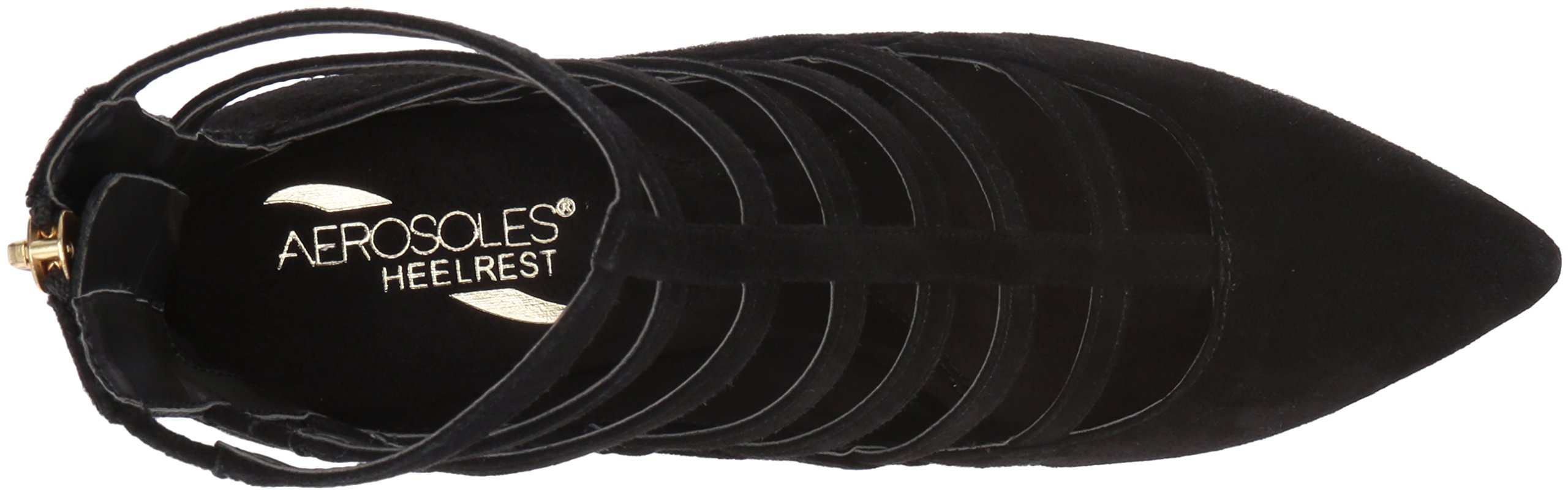 Aerosoles Women's Rock Star Dress Pump, Black Suede, 5 M US - Image 9