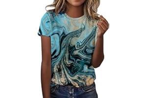 JRUUOJCIT Summer Tops for Women 2024,Womens Graphic Tees Vintage Short Sleeve T Shirts for Women Summer Tops Teen Girl Clothes