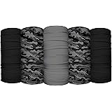 S A - UV Face Shield 5 Pack - Multipurpose Neck Gaiter, Elastic Face Mask for Men and Women