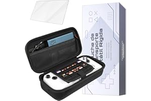Étui de transport + protection d'écran : étui de transport rigide pour Asus ROG Ally X 2024 et accessoires, résistant aux cho