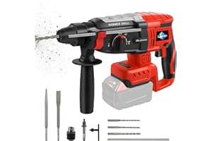 Gpaentsn Cordless Rotary Hammer Drill (Tool Only) Compatible with Milwaukee M18 | 2.6J Impact | SDS-Plus Chuck | 4-Mode | Brushless Motor (Battery not Included)