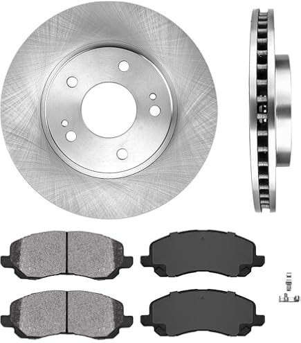 thumbnail image 2 of Drilled & Slotted Brake Rotors + Ceramic Pads Kit For Mitsubishi Lancer & Dodge Caliber – High-Performance Upgrade 2 of 11