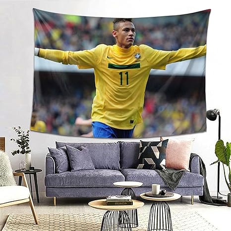 Amazon Co Jp ネイマール2 壁掛けタペストリー 北欧 多機能 装飾用品 家 リビングルーム ベッドルーム 部屋 おしゃれ飾り 壁掛け壁画 グ モダンアート インテリア 部屋 窓カーテン ホーム キッチン