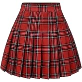 FindDress Pleated Skirts for Women High Waist Mini Tennis Skater Skirt Casual Basic Skirts Cheerleader