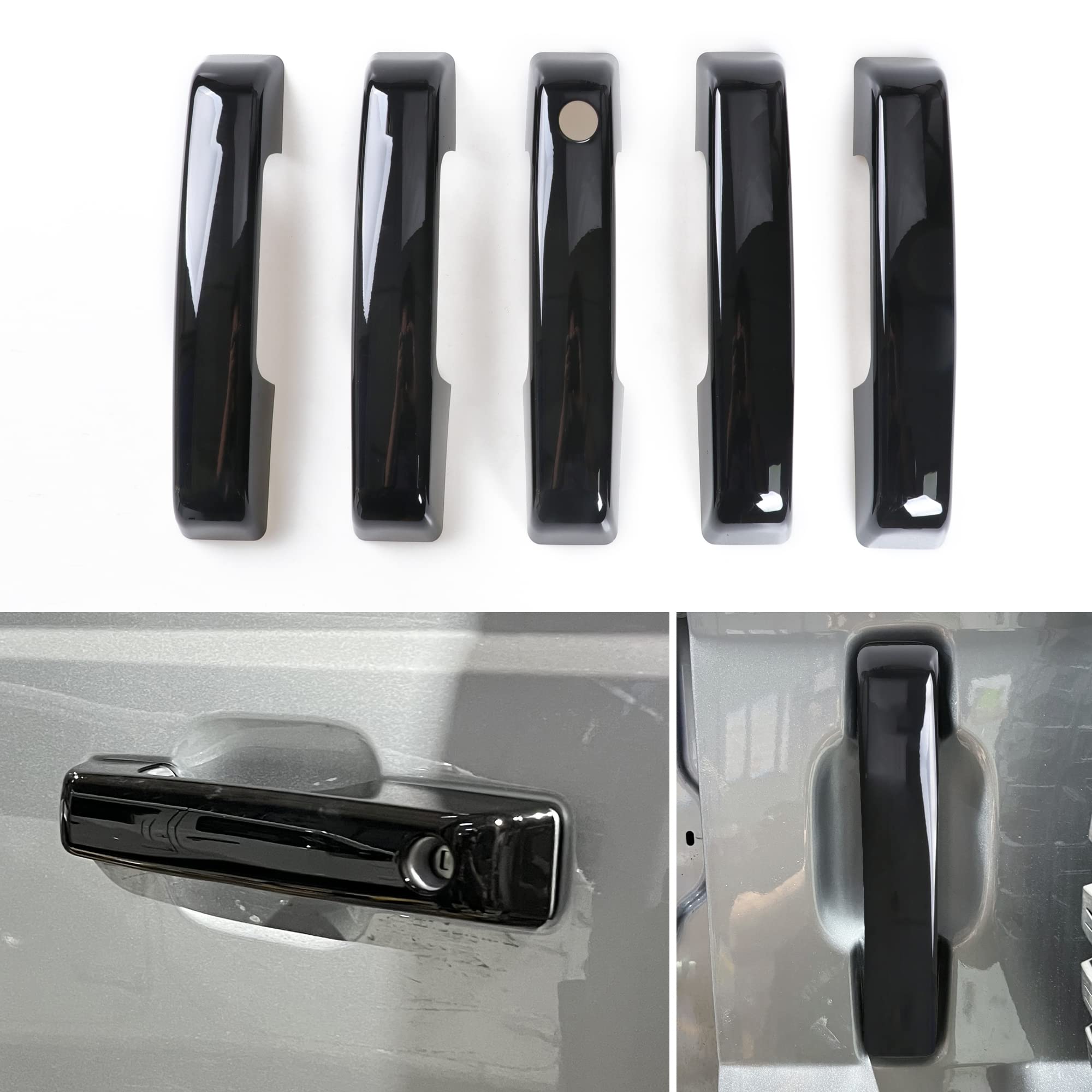 Photo 1 of (used)(see images) sukemichi Door Handle Covers Trim Rear Door Tailgate Cover for Ford Bronco Accessories 2021 2022 2023 2024 2025 4 Door - 