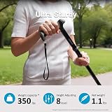 Rehand Foldable Adjustable Walking Cane All Terrain Heavy Duty view 3