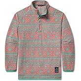 Peach & Wharf Purple Alpine Fleece Pullover by Southern Marsh