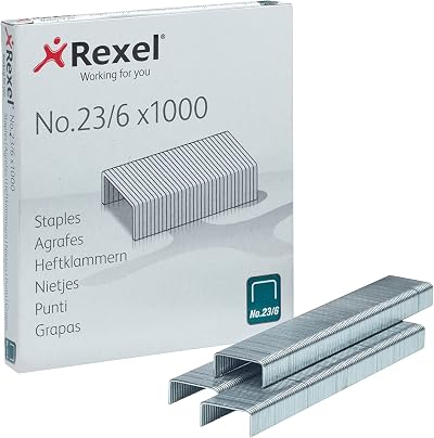 Rexel No.23/6 Staples Pack of 1000