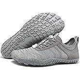 Barezoey 2026 New Hiking Barefoot Shoes Womens Mens Footwear,Wide Toe Box Water Shoe for Women Men,Zero Drop Comfortable & Non-Slip Barefoot Vitality Shoe Women's Athletic Footwear for Walking Hiking