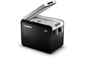 DOMETIC CFX3 45-Liter Portable Refrigerator and Freezer, Powered by AC/DC or Solar
