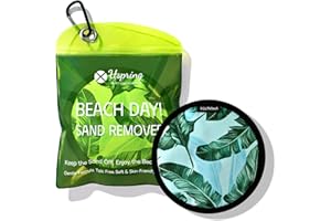 Uspring Sand Remover for Beach, Sandscreen Sand Remover Beach Essentials, Sand Removal Bag, Beach Accessories, Vacation Essentials, Beach Must Haves, Free of Talc and Fragrance, Gifts for Women