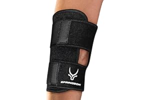 Springbok Elbow Wrap Support – Adjustable Compression Brace for Tennis Elbow, Golfer’s Elbow, Tendonitis & Cubital Tunnel Syn