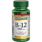 NATURE'S BOUNTY Vitamin B-12, Helps Energy Metabolism, Helps Form Red Blood Cells, Aids Immune System, Prevents Vitamin B-12 