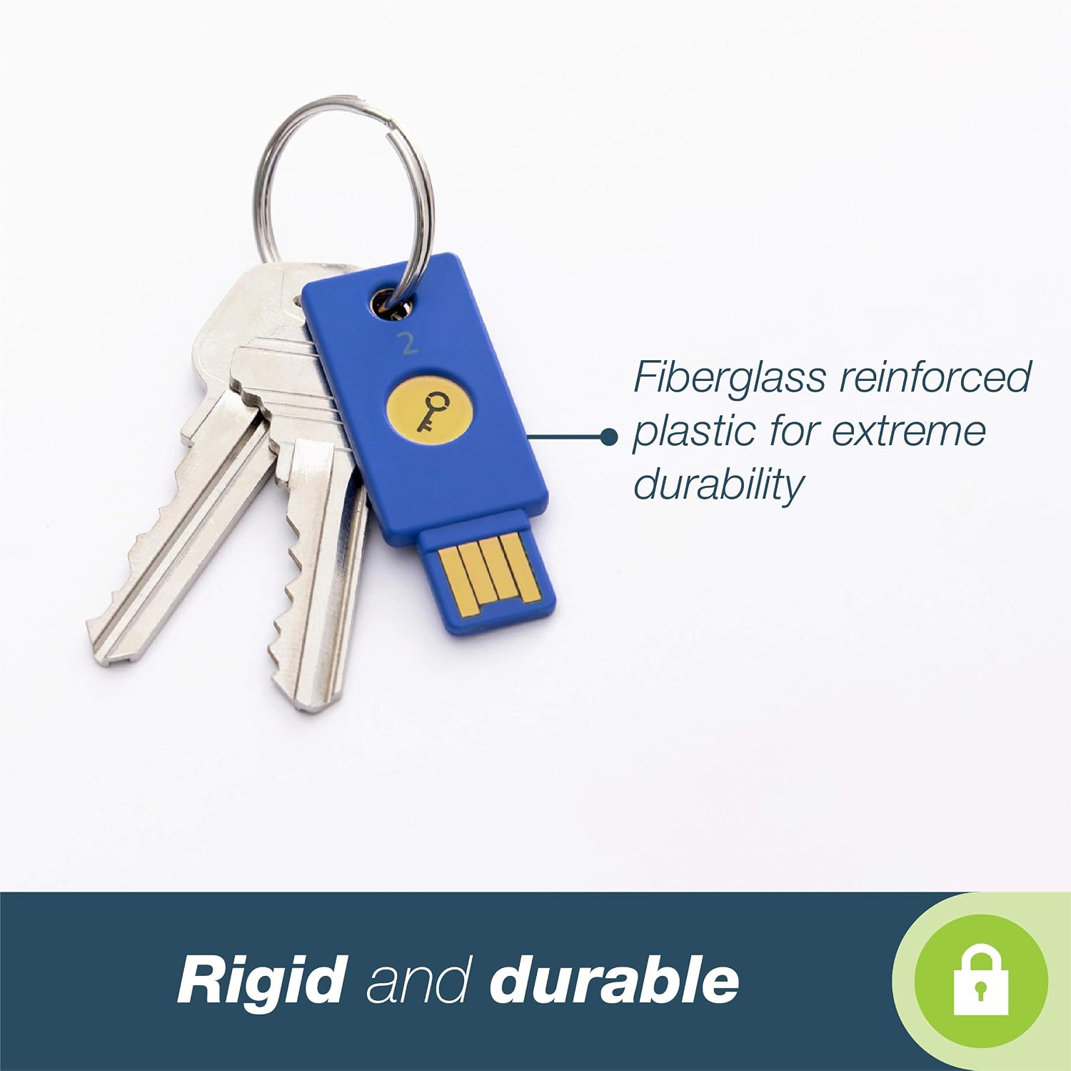 Yubico Security Key – U2F and FIDO2, USB-A, Two-Factor Authentication ...