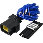Sxgn 4-Pin Oxygen O2 Sensor Connector Plug, Pigtail Wiring Harness, PTA3304 | 18 Gauge 8" Wire, Compatible with Jeep Liberty Wrangler Grand Cherokee Commander Ram 1500 2500 3500 Durango Charger Sebring