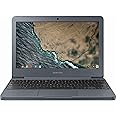 Samsung - 11.6" Chromebook - Intel Atom X5-2GB Memory - 16GB eMMC Flash Memory - Night Charcoal (XE501C13-S01)