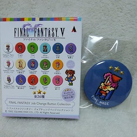 Amazon Final Fantasy 30th Anniversary 別れの物語展 Ff ファイナルファンタジー5 ジョブチェンジバッジコレクション レナ 時魔道士 アニメ 萌えグッズ 通販