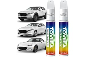 (25d)snowflake White Pearl Mica for 2018-2022 Cx-5/2020-2026 Cx-30/2006, 2014-2026 Mazda3/2018-2025 Mx-5 Miata/2006, 2014-2021 Mazda6/2018-2021 Cx-3/2016-2023 Cx-9/2017 Mazda5/2006 Rx-8