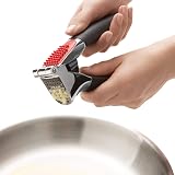 OXO Good Grips Garlic Press with Built-In Cleaner Large Capacity Zinc view 5