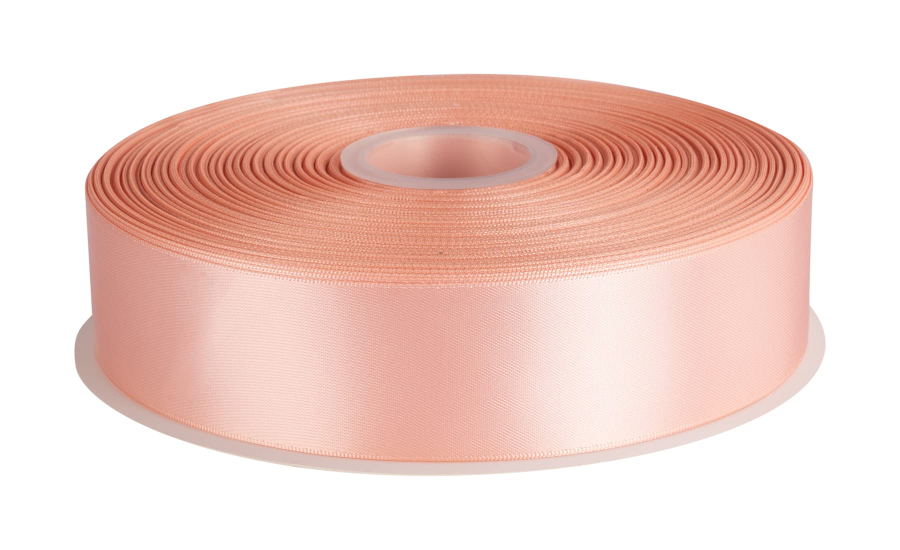 Double Faced Satin Ribbon, 38mm X 91M, Solid Polyester Ribbon for Gift Wrapping, Crafts, Wedding Party Ceremony Decoration, Floral Arrangement, Sewing (Moonstone)