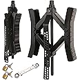 PEAKTOW Heavy Duty Lockable RV Tire Wheel Chock Stabilizer, RV Wheel Immobilizers for Camper Motorhome and Travel Trailer, wi