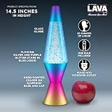 Lava Lamp Chrome Star Glitter Motion Lamp Green 14.5 in Lava Brand view 3