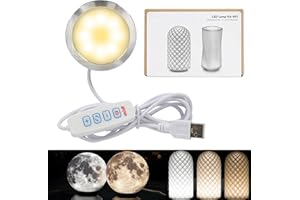 3DZWMAN LED Lamp Kit 001 Three Colors for Bambu Lab Makerworld 3D Printed DIY Hardware Model Spare Parts 5V USB Powered, 3000K Warm Light (1)