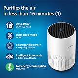 Philips AC0820/30 Series 800 Compact Air Purifier HEPA Real Time Air Quality view 2