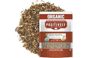 Organic Positively Tea Company, South African Green Rooibos Tea, Loose Leaf, 16 Ounce