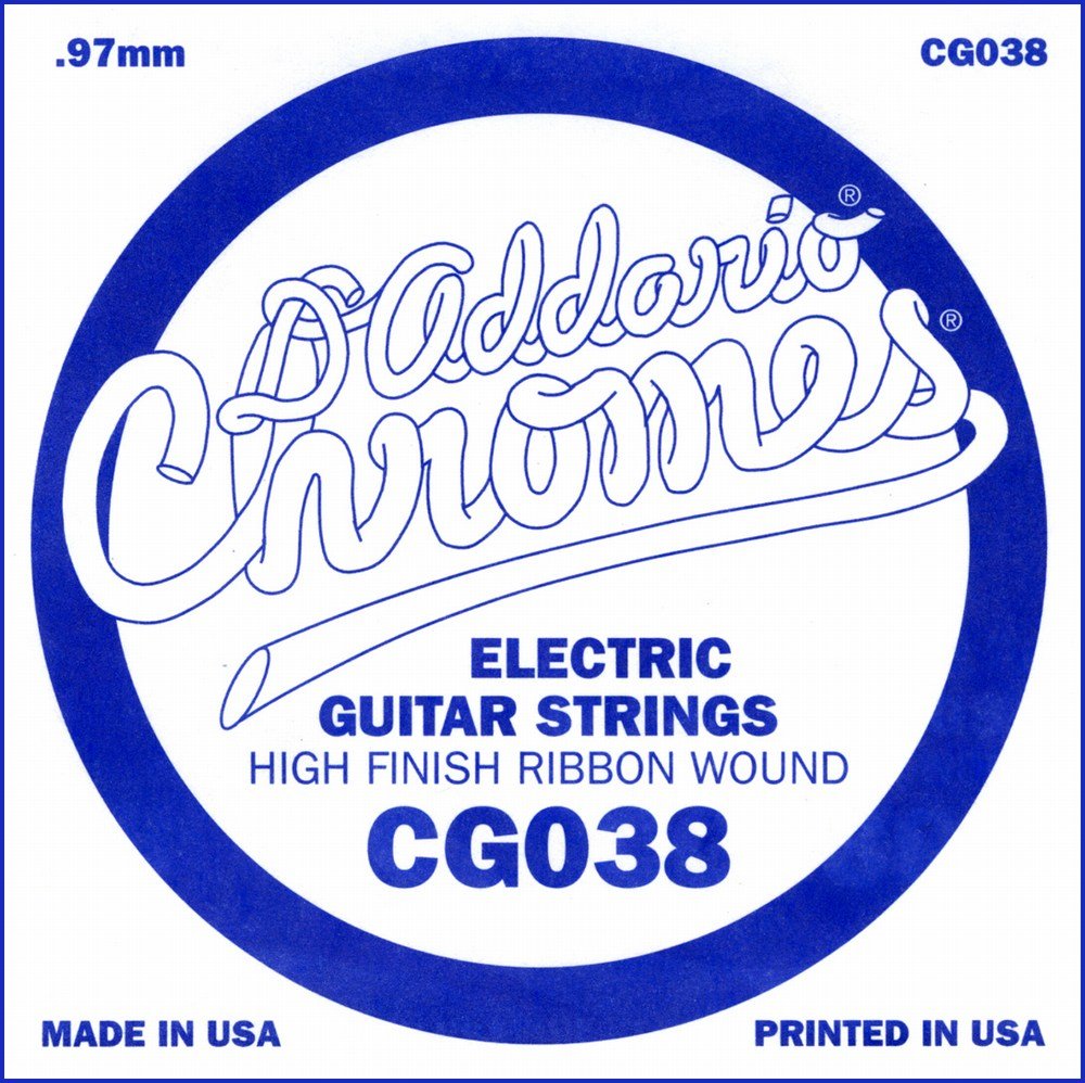 D'Addario .038 Flat Wound Single String for Electric Guitar — image 1