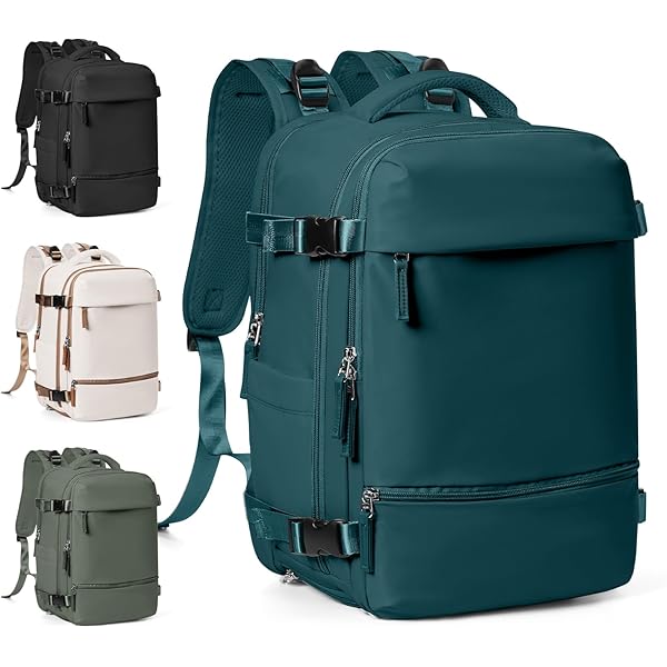 XQXA - Mochila De Viaje Para Mujeres Y Hombres, Aprobada Por Vuelo