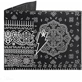 SUPERVEK Bandana Paisley Tickets Mighty Slim Paper Wallet - RFID Blocking | Vegan, Mighty Thin, Tear &amp; Water-Resistant, RFID Blocking, Bifold