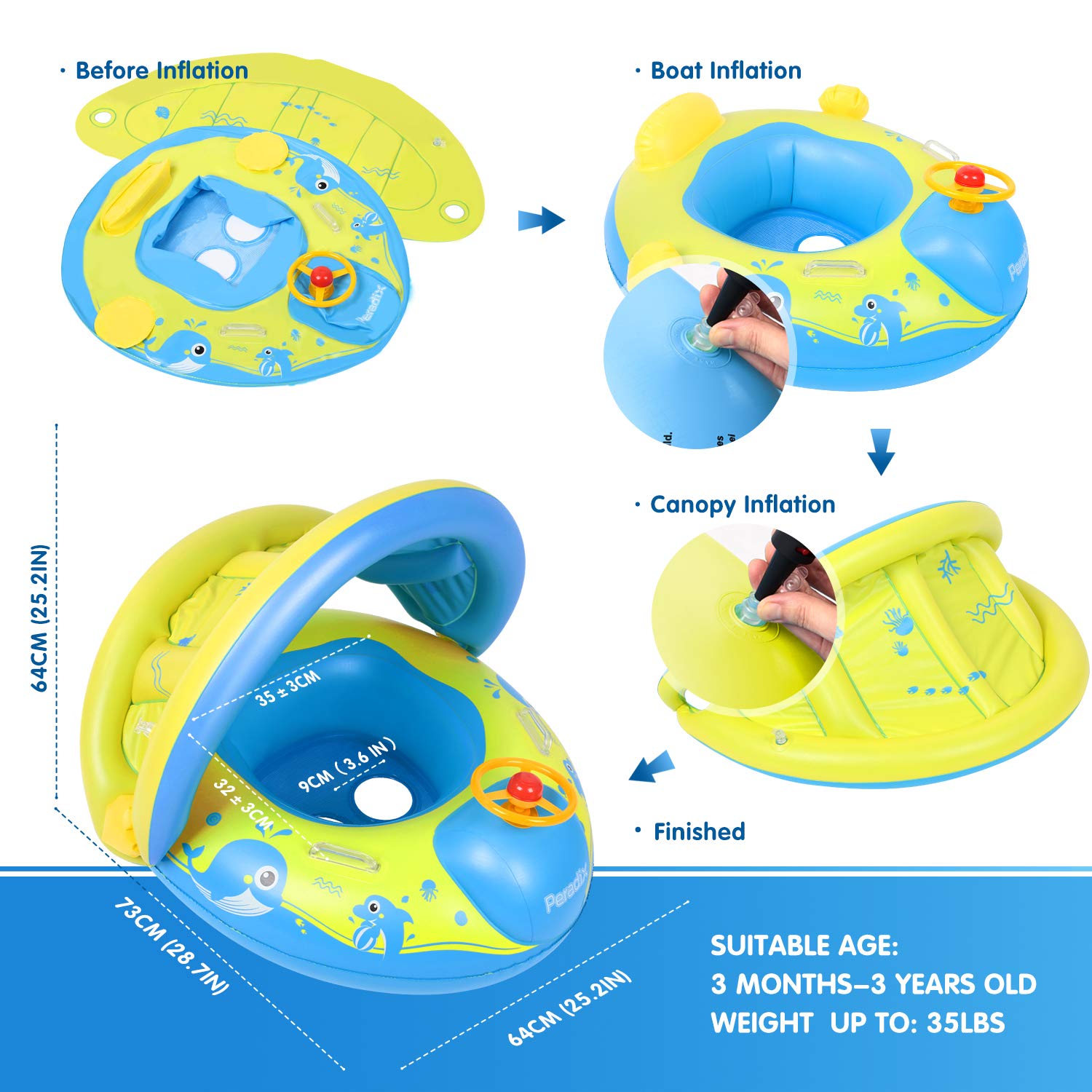 peradix baby float